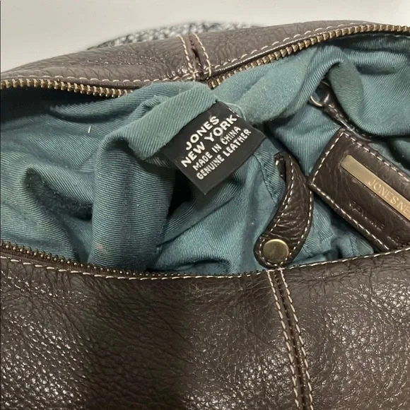 JONES NEW YORK Black Leather backpack - Picture 7 of 9